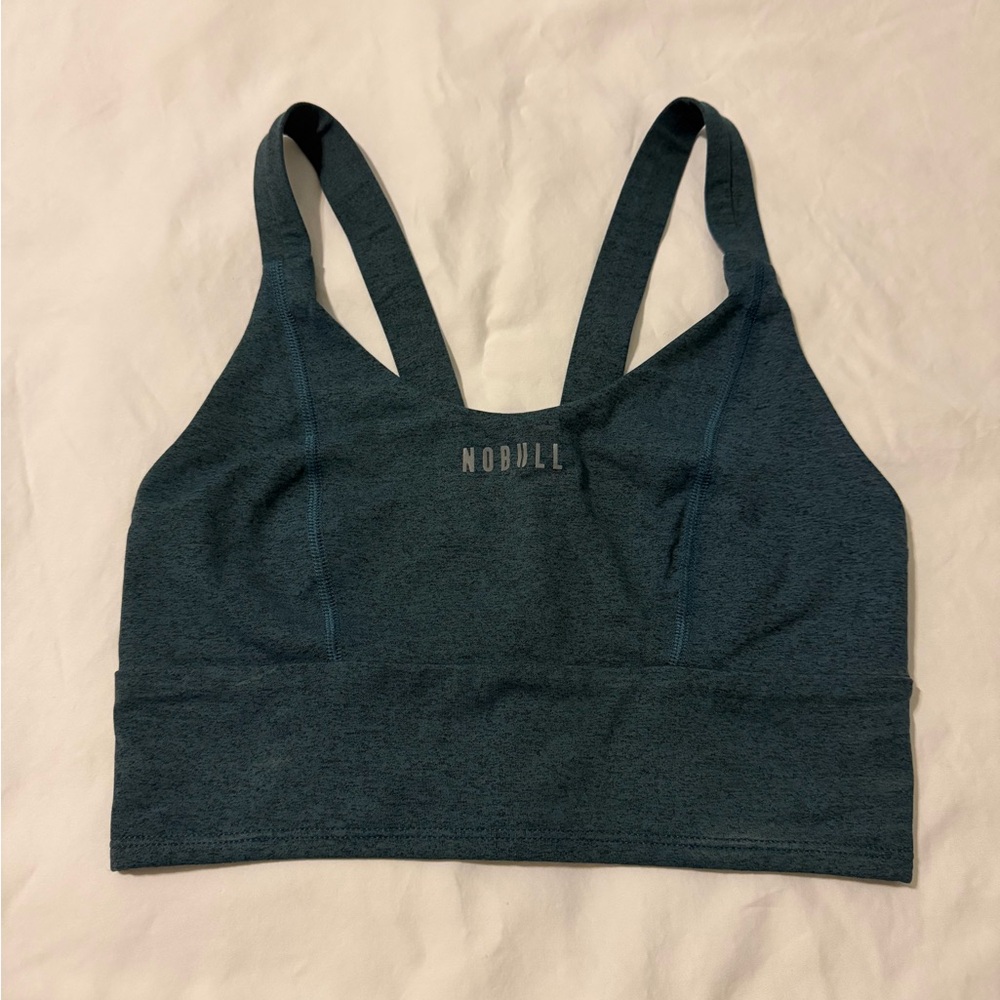 NOBULL Dark Teal Sports Bra - medium